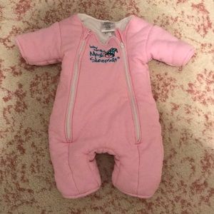 Baby Merlin’s sleepsuit